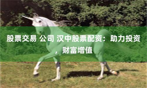 股票交易 公司 汉中股票配资：助力投资，财富增值