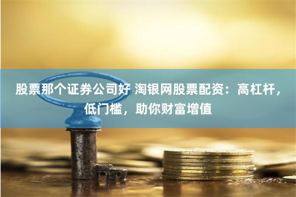 股票那个证券公司好 淘银网股票配资：高杠杆，低门槛，助你财富增值